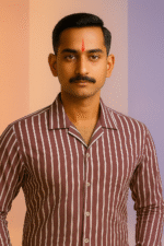 Young Forest Shahi Lakeer – Slim Fit Striped Shirt for Men