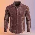 Shahi Lakeer – Premium Cotton Striped Shirt by Young Forest