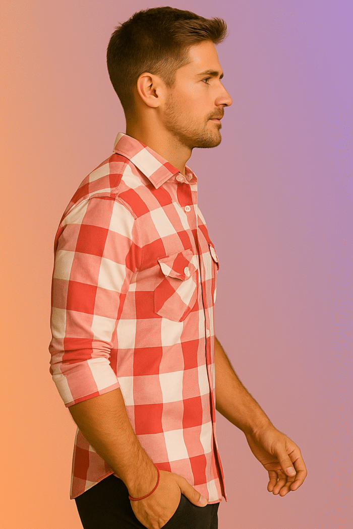 Ruddy Royale shirt – premium royal tone shirt by Young Forest for men.