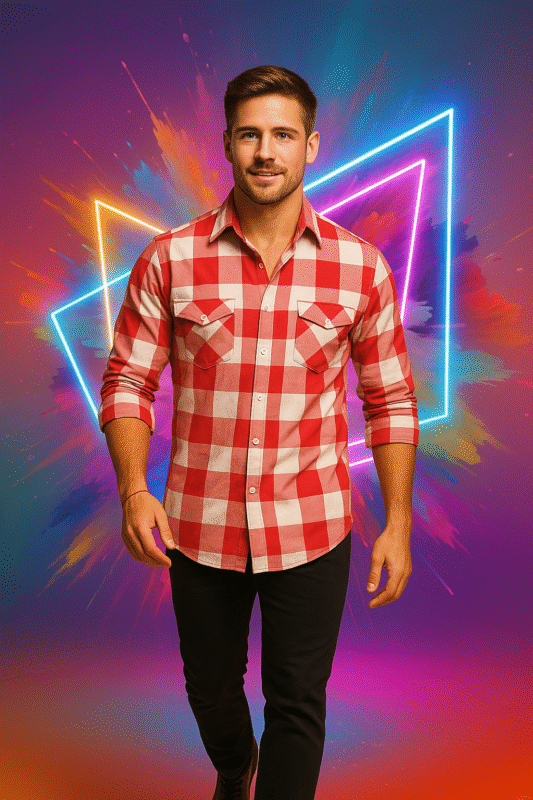 "Make a bold royal statement with Ruddy Royale, a premium shirt designed for unmatched elegance and comfort."