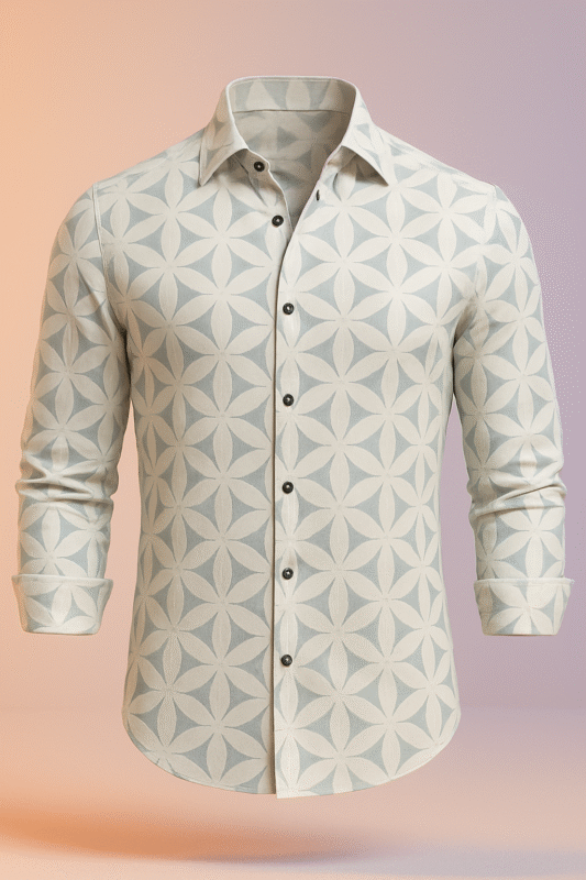 Rangoluxe – Vibrant Cotton Shirt by Young Forest
