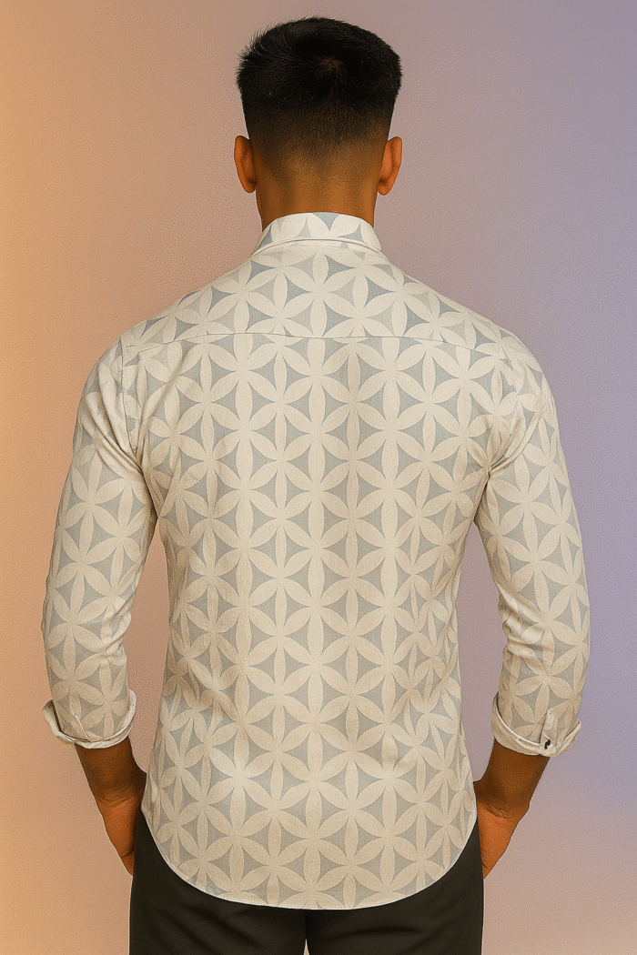 Rangoluxe Shirt – Premium Rangoli-Inspired Print Design